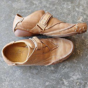 RARE Gold Leather Sneakers (8 US)